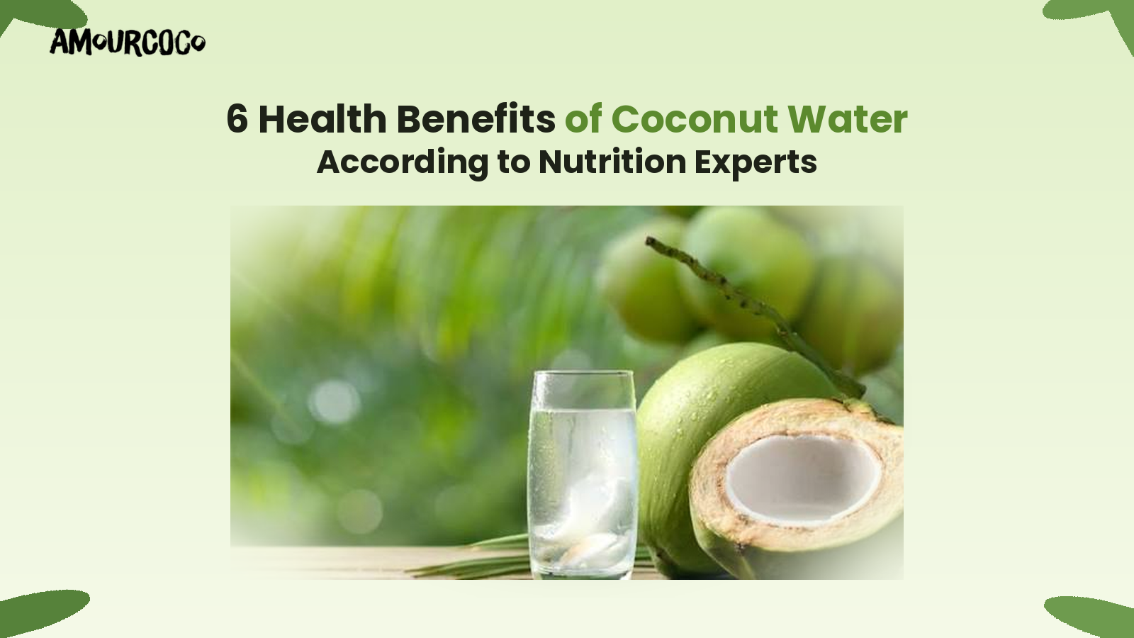 coconut water benefits